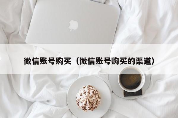 微信账号购买（微信账号购买的渠道）